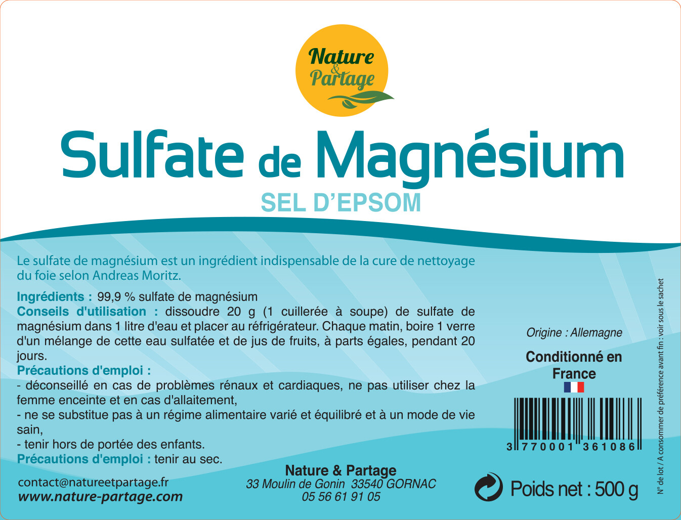 sulfate de magnesium